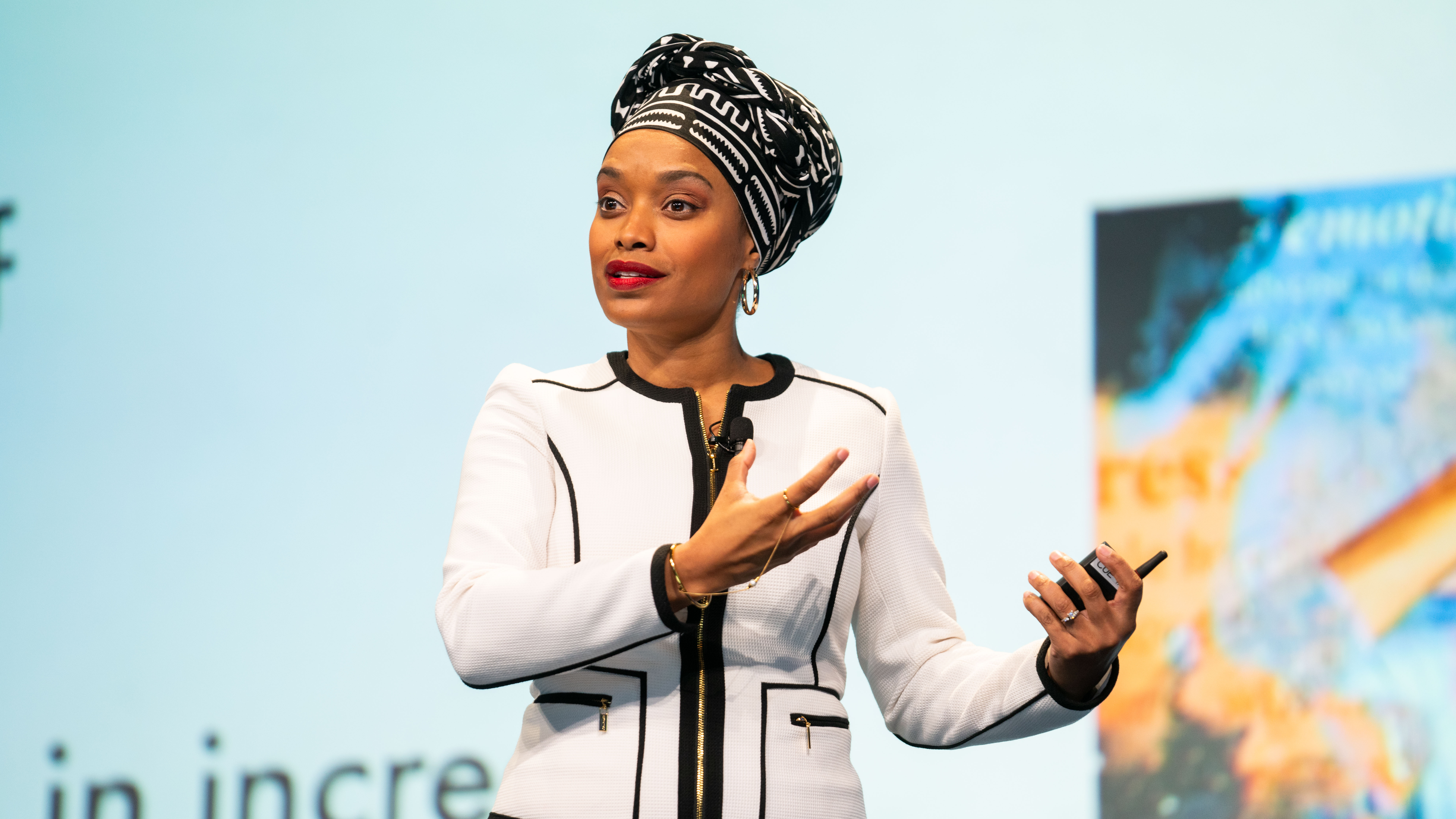 Crystal Washington speaking at the 2025 NBOA Annual Meeting