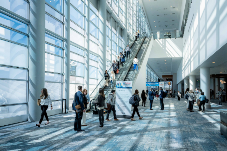 Photo of the NBOA 2023 Annual Meeting event lobby