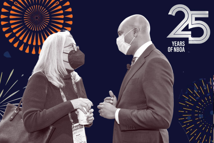 NBOA member with mask